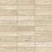 Bedrosians - Sensi Roma 1" x 4" Satin Porcelain Mosaic - Cream
