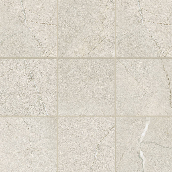 Bedrosians - Crema Marfil 4" x 4" Satin Porcelain Mosaic