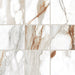 Bedrosians - Prati 4" x 4" Honed Porcelain Mosaic Tile - Calacatta Macchia Vecchia