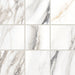 Bedrosians - Prati 4" x 4" Honed Porcelain Mosaic Tile - Calacatta Borghini Warm