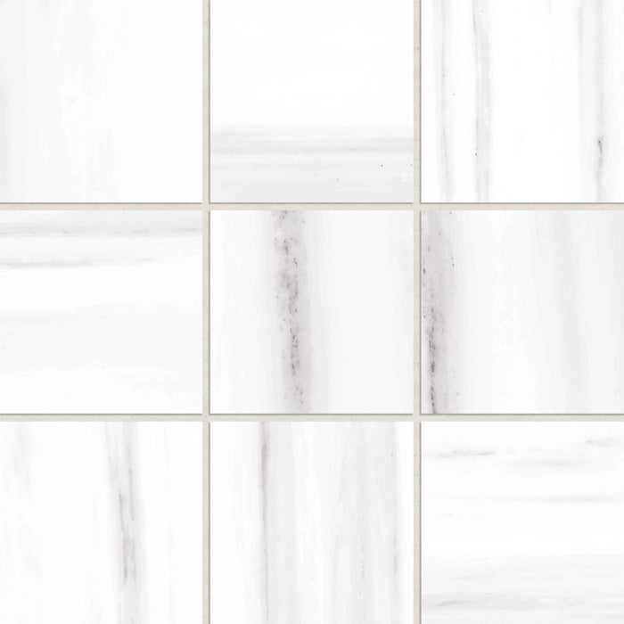 
Bedrosians - Prati 4" x 4" Honed Porcelain Mosaic Tile - Dolomite
