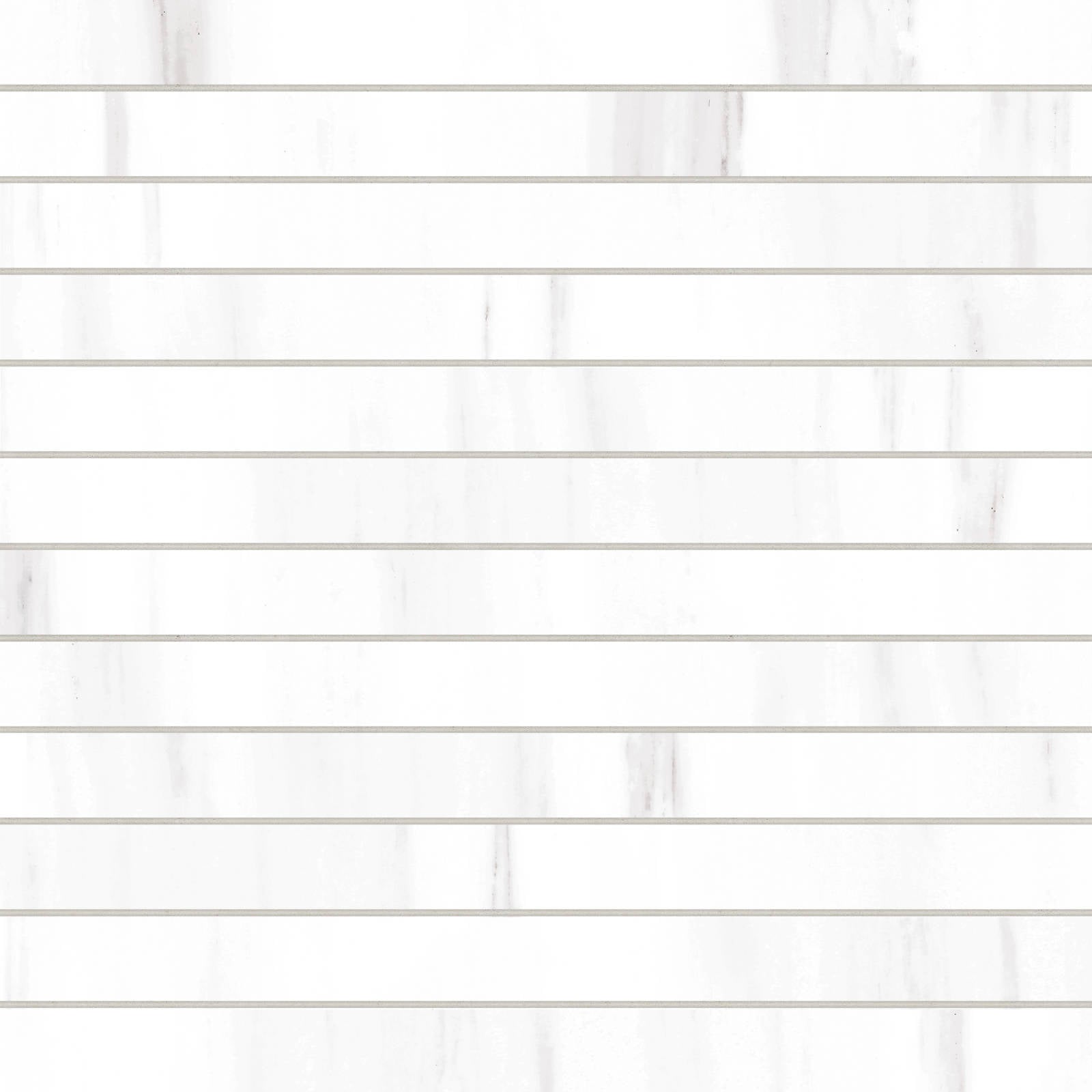 Bedrosians - Prati 1" x 12" Honed Porcelain Mosaic Tile - Dolomite