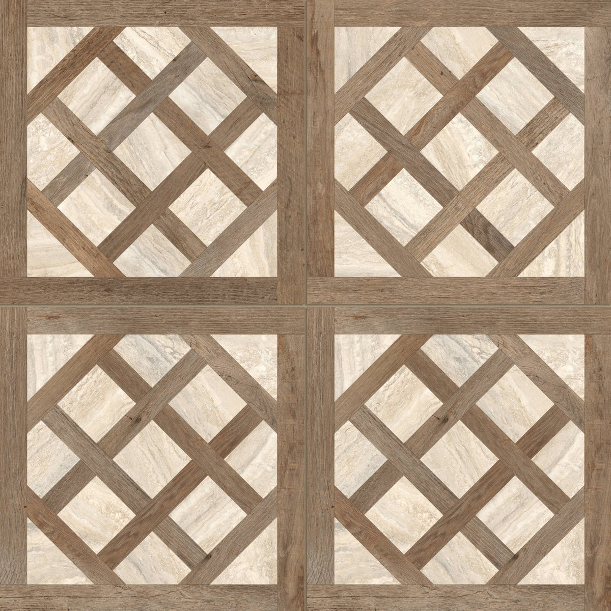 Bedrosians - Yorkwood 36&quot; x 36&quot; Matte Porcelain Field Tile - Classic 01