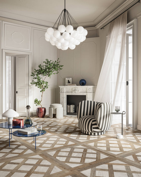 Bedrosians - Yorkwood 36" x 36" Matte Porcelain Field Tile - Classic 02 Room Scene