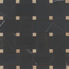 See Bedrosians - Jumbo Basketweave Mosaic - Sahara Noir with Beige Dot