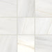 Bedrosians - Magnifica Era - 4" x 4" Porcelain Mosaic - Bianco Lasa Honed