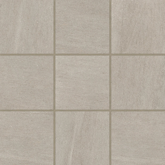 Bedrosians - Magnifica Era - 4" x 4" Porcelain Mosaic - Basalt Sand Honed