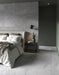 Bedrosians - Magnifica The Thirties - 30" x 30" Glazed Porcelain Tile - Savoie Blue Honed Room Scene