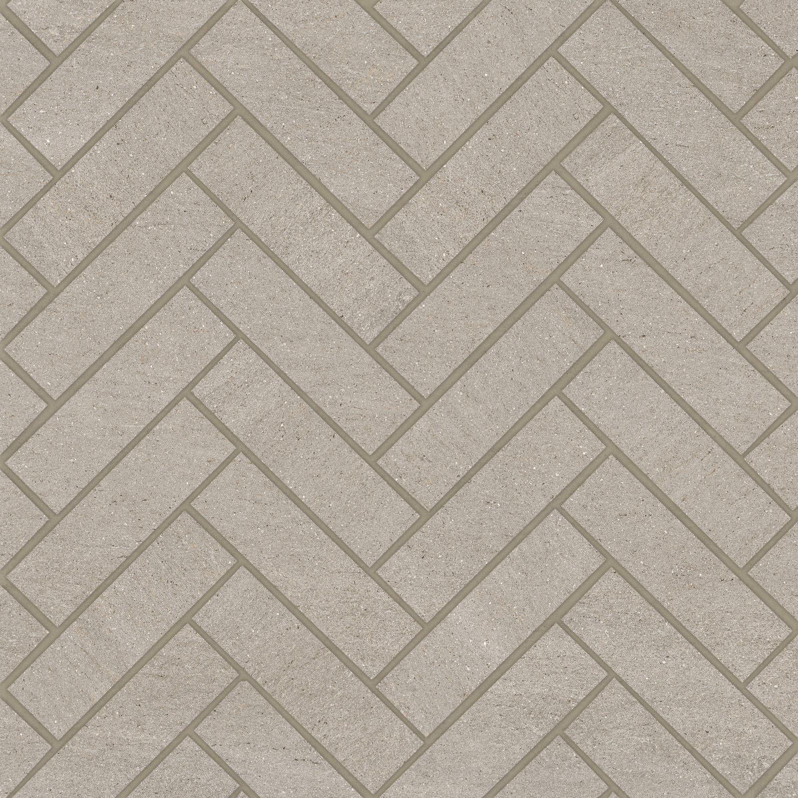 Bedrosians - Magnifica Encore - 1" x 4" Herringbone Mosaic - Basalt Sand Honed