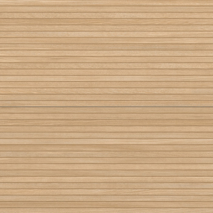 Bedrosians Tile & Stone - Strata 24" x 48" 3D Deco Porcelain Tile - Roble