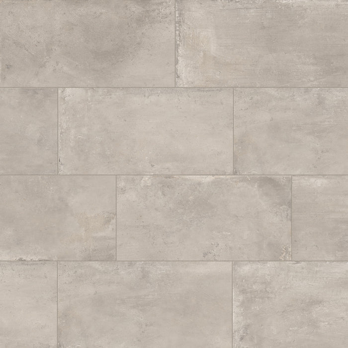 Bedrosians - +One 12 in. x 24 in. Matte Porcelain Field Tile - Greige