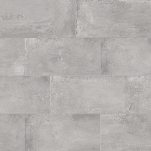 Bedrosians - +One 12 in. x 24 in. Matte Porcelain Field Tile - Ash
