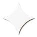 Bedrosians - Legacy 6.5" x 6.5" Glossy Kite Porcelain Tile - White