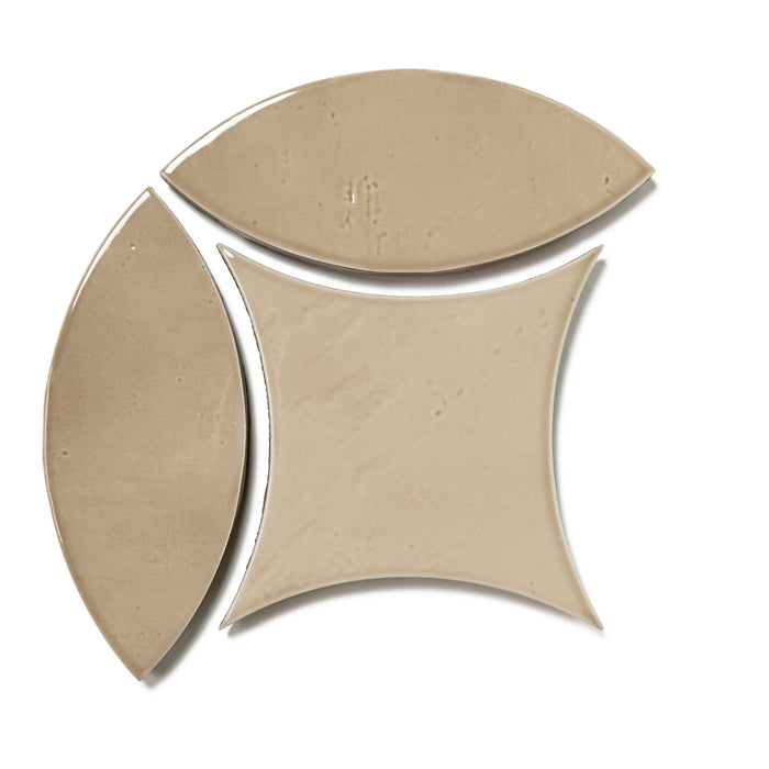Bedrosians - Legacy 3" x 8" Glossy Petal Porcelain Tile - Linen alt 3
