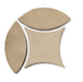 Bedrosians - Legacy 3" x 8" Glossy Petal Porcelain Tile - Linen alt 3