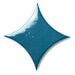Bedrosians - Legacy 6.5" x 6.5" Glossy Kite Porcelain Tile - Aquamarine