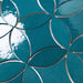 Bedrosians - Legacy 6.5" x 6.5" Glossy Kite Porcelain Tile - Aquamarine 2