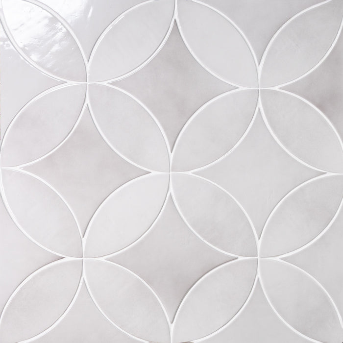 Bedrosians - Legacy 3" x 8" Glossy Petal Porcelain Tile - Pearl 2