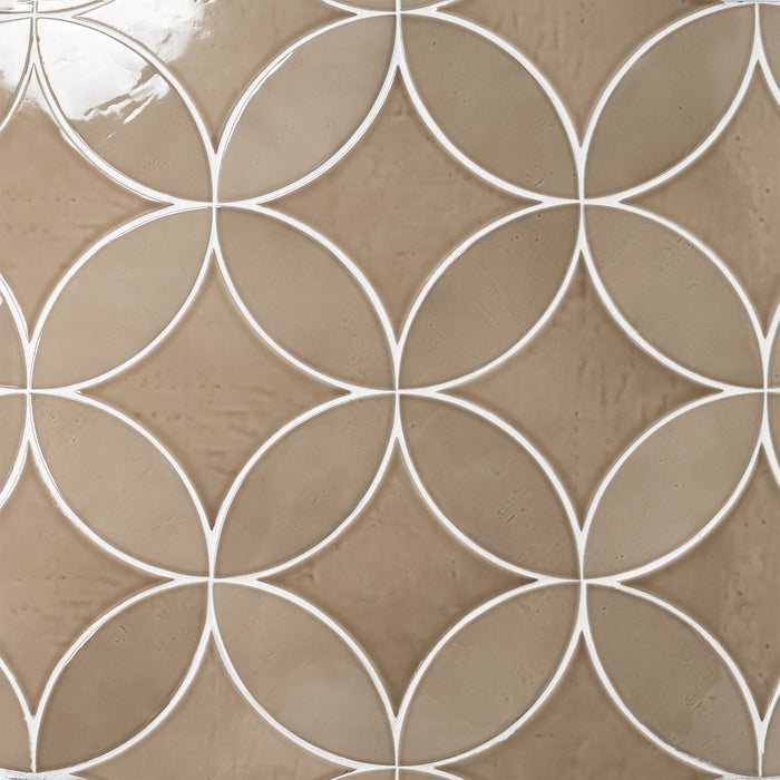 Bedrosians - Legacy 3" x 8" Glossy Petal Porcelain Tile - Linen alt 1