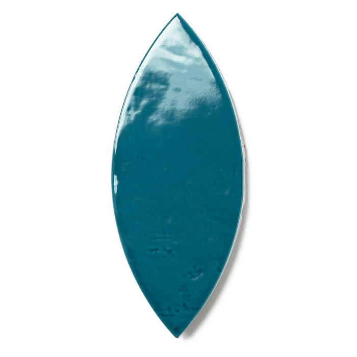 Bedrosians - Legacy 3" x 8" Glossy Petal Porcelain Tile - Aquamarine