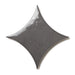 Bedrosians - Legacy 6.5" x 6.5" Glossy Kite Porcelain Tile - Charcoal