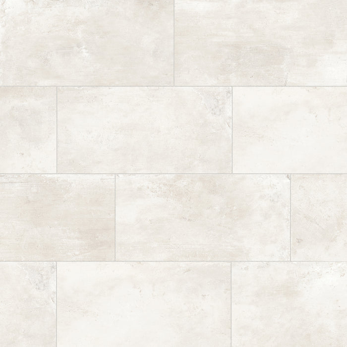 Bedrosians - +One 12 in. x 24 in. Matte Porcelain Field Tile - Chalk