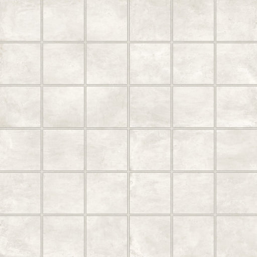Bedrosians - +One 2 in. x 2 in. Matte Porcelain Square Mosaic - Chalk