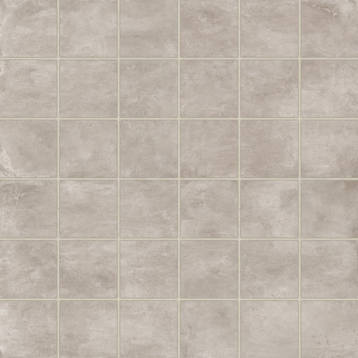 Bedrosians - +One 2 in. x 2 in. Matte Porcelain Square Mosaic - Greige