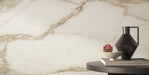 Bedrosians - Opus 24 in. x 48 in. Chiseled Matte Porcelain Deco Wall Tile - Calacatta Installed 2