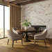 Bedrosians - Opus 24 in. x 48 in. Chiseled Matte Porcelain Deco Wall Tile - Calacatta Installed 3