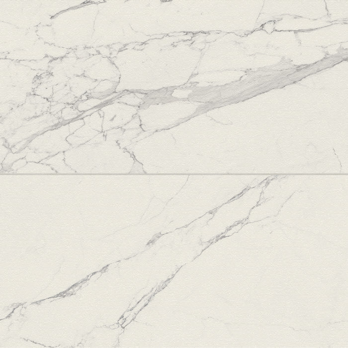 Bedrosians - Opus 24 in. x 48 in. Chiseled Matte Porcelain Deco Wall Tile - Statuario