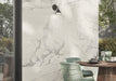 Bedrosians - Opus 24 in. x 48 in. Chiseled Matte Porcelain Deco Wall Tile - Statuario Installed 2