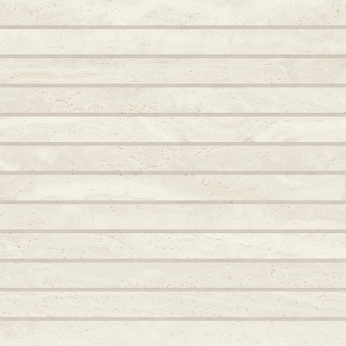 Bedrosians - Tivoli 1 in. x 12 in. Natural Matte Porcelain Mosaic - Alba