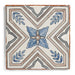 Bedrosians - Palmetto - 6 in. x 6 in. Glazed Ceramic Terracotta Tile - Sierra