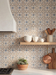 Bedrosians - Palmetto - 6 in. x 6 in. Glazed Ceramic Terracotta Tile - Sierra Wall Install