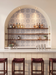 Bedrosians - Palmetto - 6 in. x 6 in. Glazed Ceramic Terracotta Tile - Cotton Installed