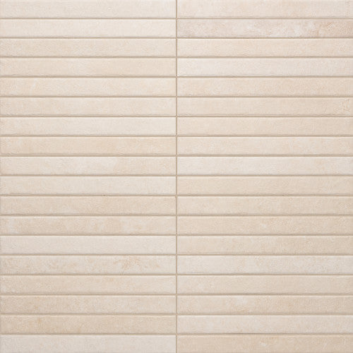 Bedrosians - Trulli - 1.5 in. x 15 in. Glazed Matte Porcelain Field Tile - Avorio