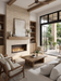 Bedrosians - Trulli - 1.5 in. x 15 in. Glazed Matte Porcelain Field Tile - Sabbia Installed