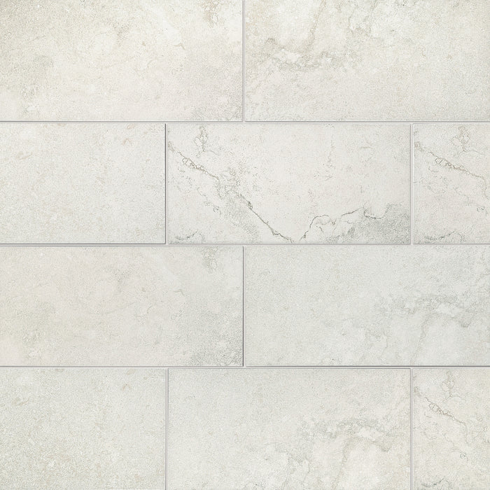 Bedrosians - Lunaris Collection - 12" x 24" Non-Rectified Porcelain Field Tile - Ivory