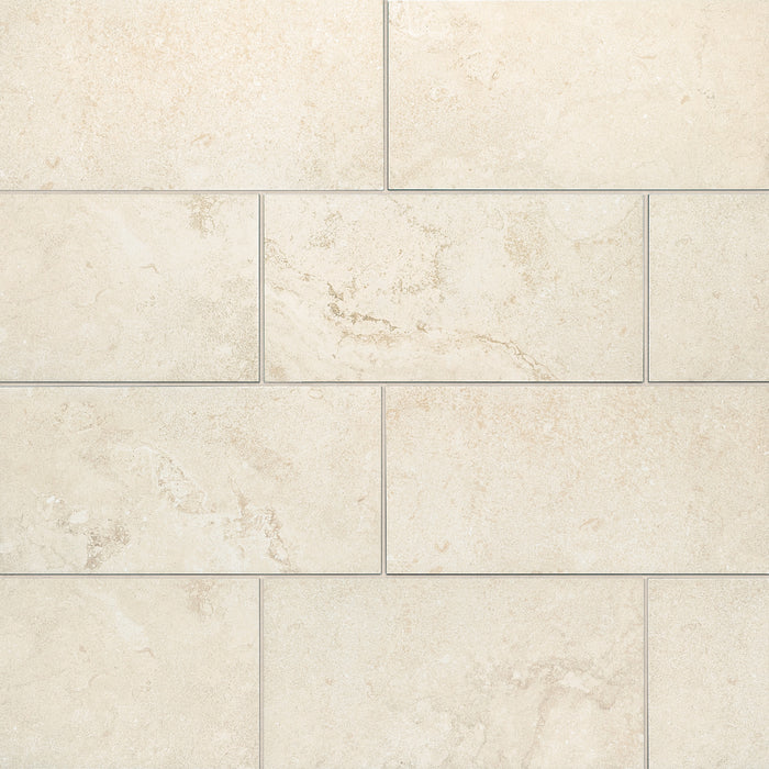 Bedrosians - Lunaris Collection - 12" x 24" Non-Rectified Porcelain Field Tile - Beige