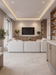 Bedrosians - Lunaris Collection - 12" x 24" Non-Rectified Porcelain Field Tile - Greige Floor Install