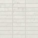 Bedrosians - Lunaris Collection - 1" x 4" Mosaic - Matte - Ivory