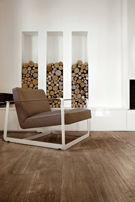 Elysium - Selection Oak Series - 6 in. x 36 in. Grip R11 Porcelain Tile - Brown floor installation