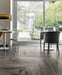 Elysium - Planches 8 in. x 48 in. Porcelain Tile - Perle floor installation