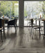 Elysium - Planches 8 in. x 48 in. Porcelain Tile - Perle floor installation