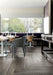 Elysium - Planches 6 in. x 48 in. Porcelain Tile - Perle floor installation