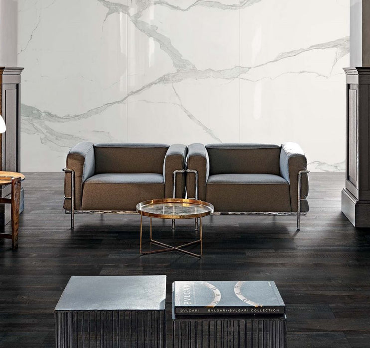 Elysium - Deco Wood 8 in. x 48 in. Rectified Porcelain Tile - Black