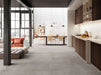Elysium - Plain Series - 30 in. x 60 in. Matte Rectified Porcelain Tile - Nickel floor installation