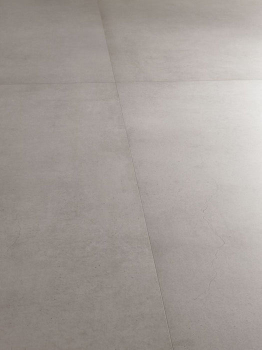 Elysium - Plain Series - 30 in. x 60 in. Matte Rectified Porcelain Tile - Nickel floor installation