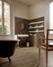 Elysium - Selection Oak Series - 6 in. x 36 in. Matte Porcelain Tile - Amber floor installation